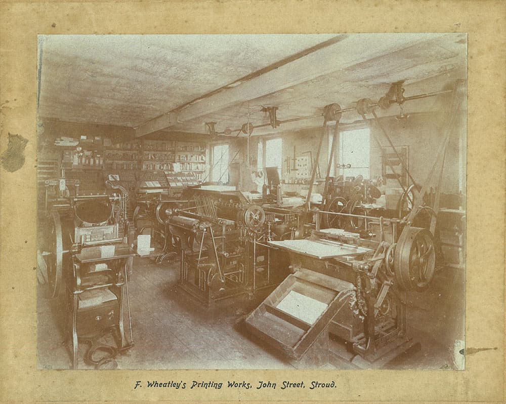 the history of wheatley printers stroud