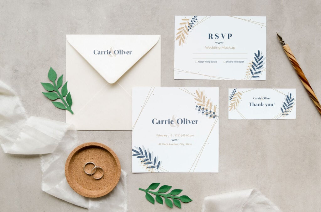 custom printed wedding stationery stroud
