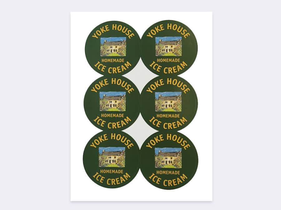 custom printed stickers