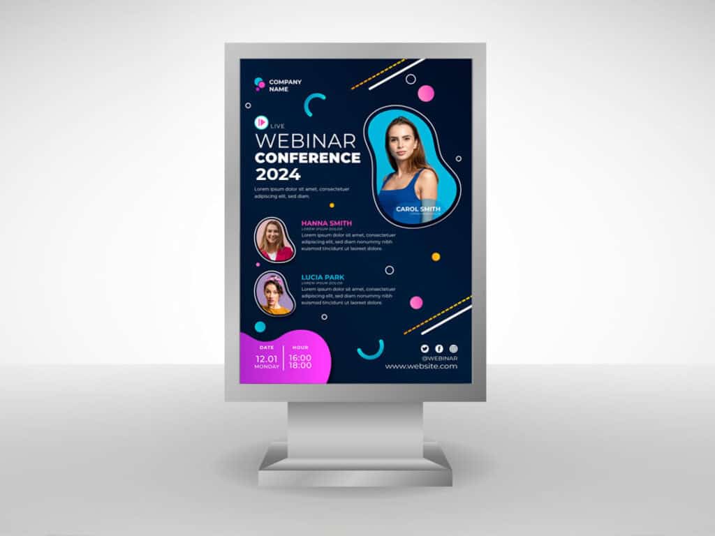 event and conference signage by wheatley printers stroud