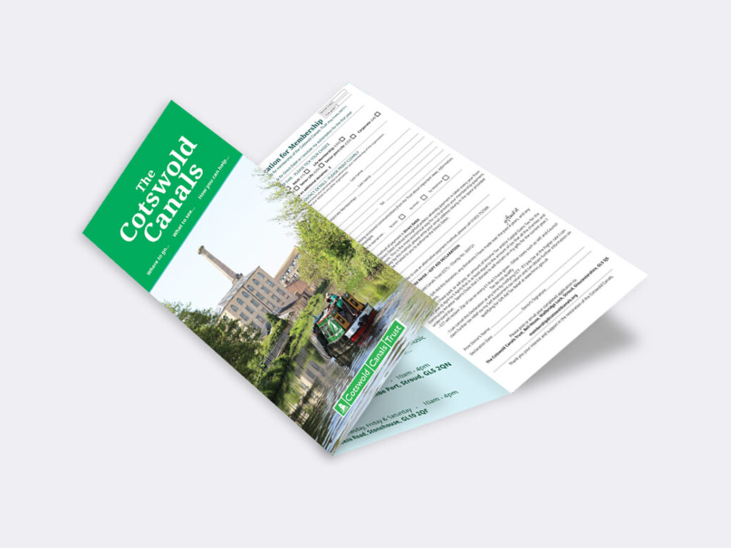 folded leaflet printing stroud
