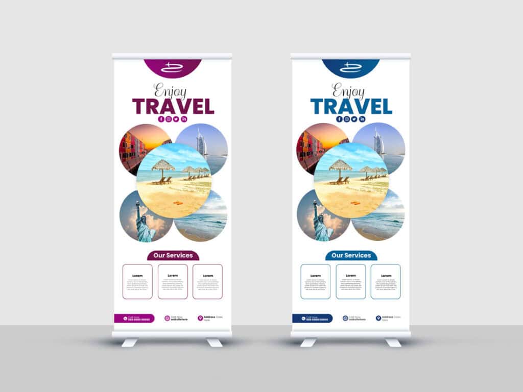 roller banner printing gloucestershire